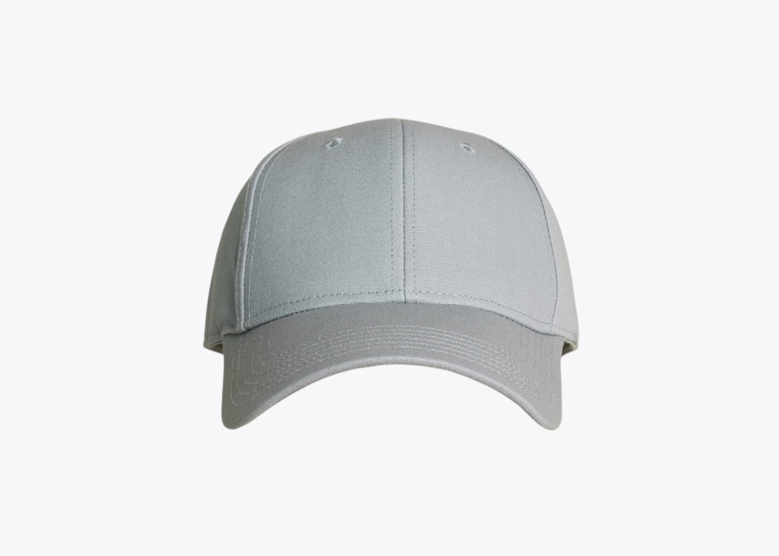 Otto Cap 19-4 Low Profile Baseball Cap in Gray (size:one size fits most, view:front)